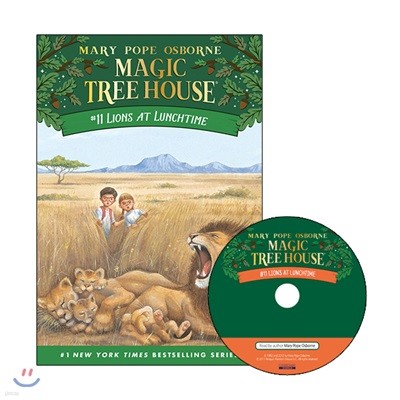 Magic Tree House #11 : Lions at Lunchtime (Book + CD)