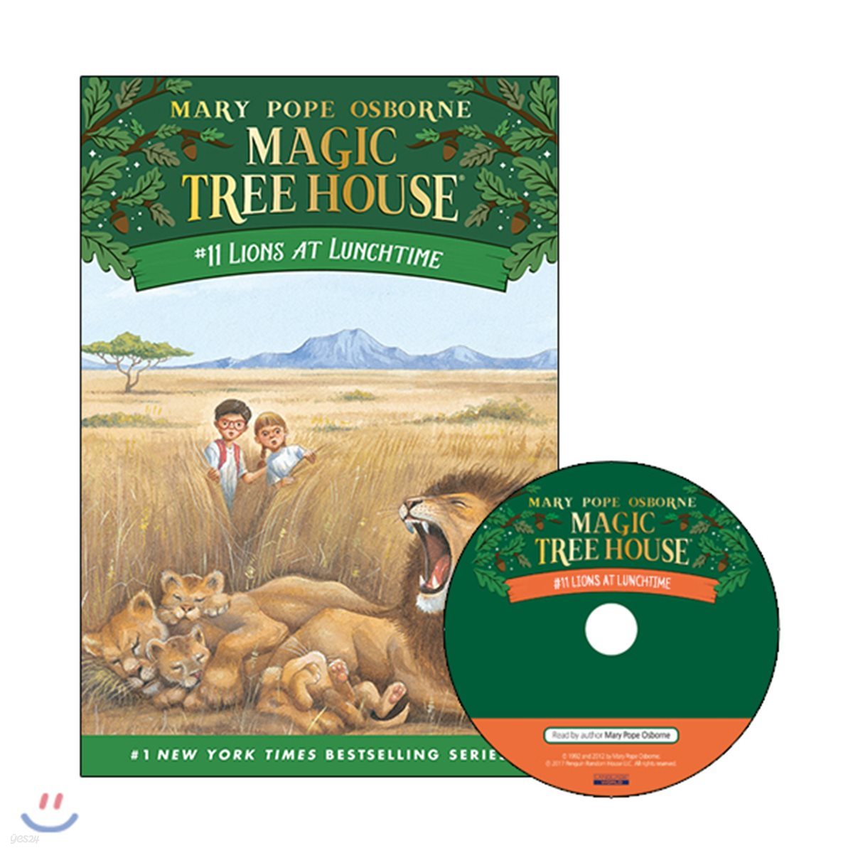 Magic Tree House #11 : Lions at Lunchtime (Book + CD)