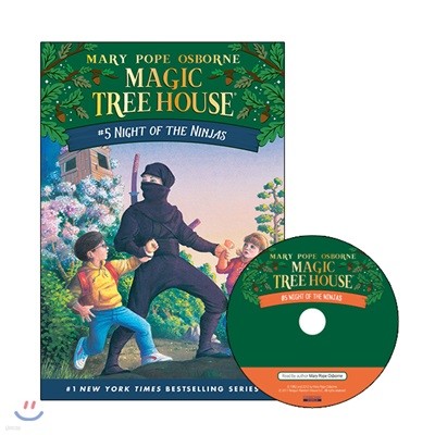 Magic Tree House #5 : Night of the Ninjas (Book + CD)