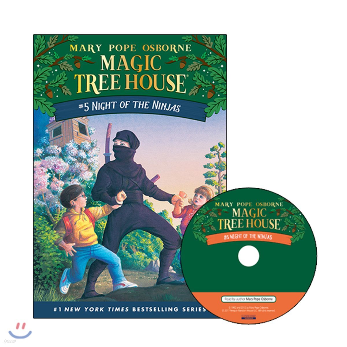 Magic Tree House #5 : Night of the Ninjas (Book + CD)