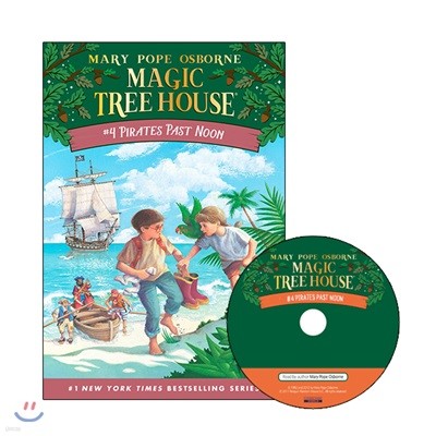 Magic Tree House #4 : Pirates Past Noon (Book + CD)