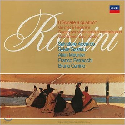 Salvatore Accardo 로시니: 현악 소나타 - 살바토레 아카르도 (Rossini: Sonate a quattro)[LP]