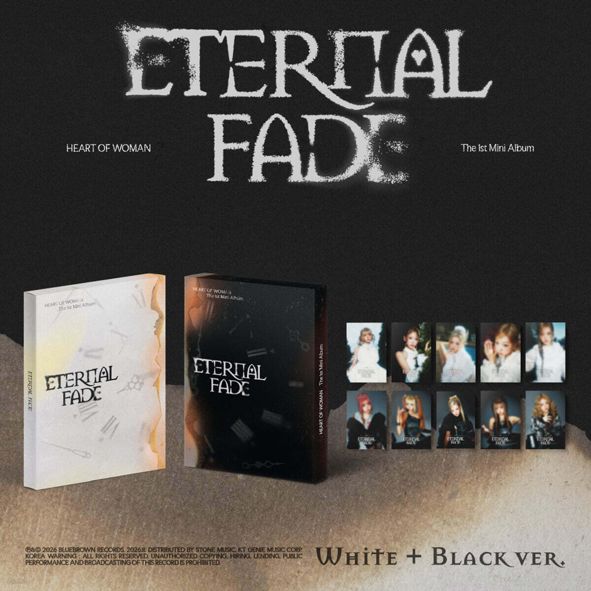 HEART OF WOMAN (하트오브우먼) - 미니앨범 1집 : ETERNAL FADE [2종 SET]