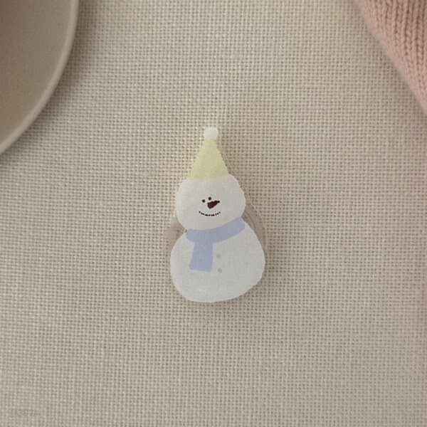 petit snowman 그립 톡스마트 아크릴