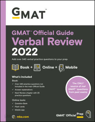 GMAT Official Guide Verbal Review 2022: Book + Online Question Bank (Paperback)