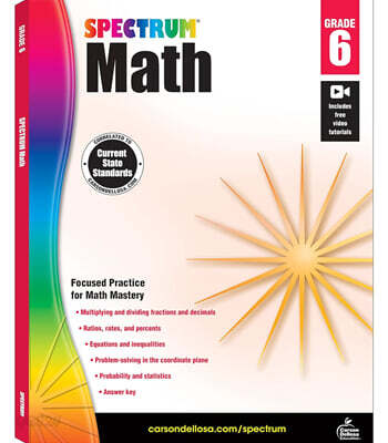 Spectrum Math Workbook, Grade 6: Volume 7 (Paperback)