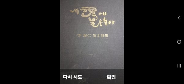 내 혼에 불을 놓아 (초판)