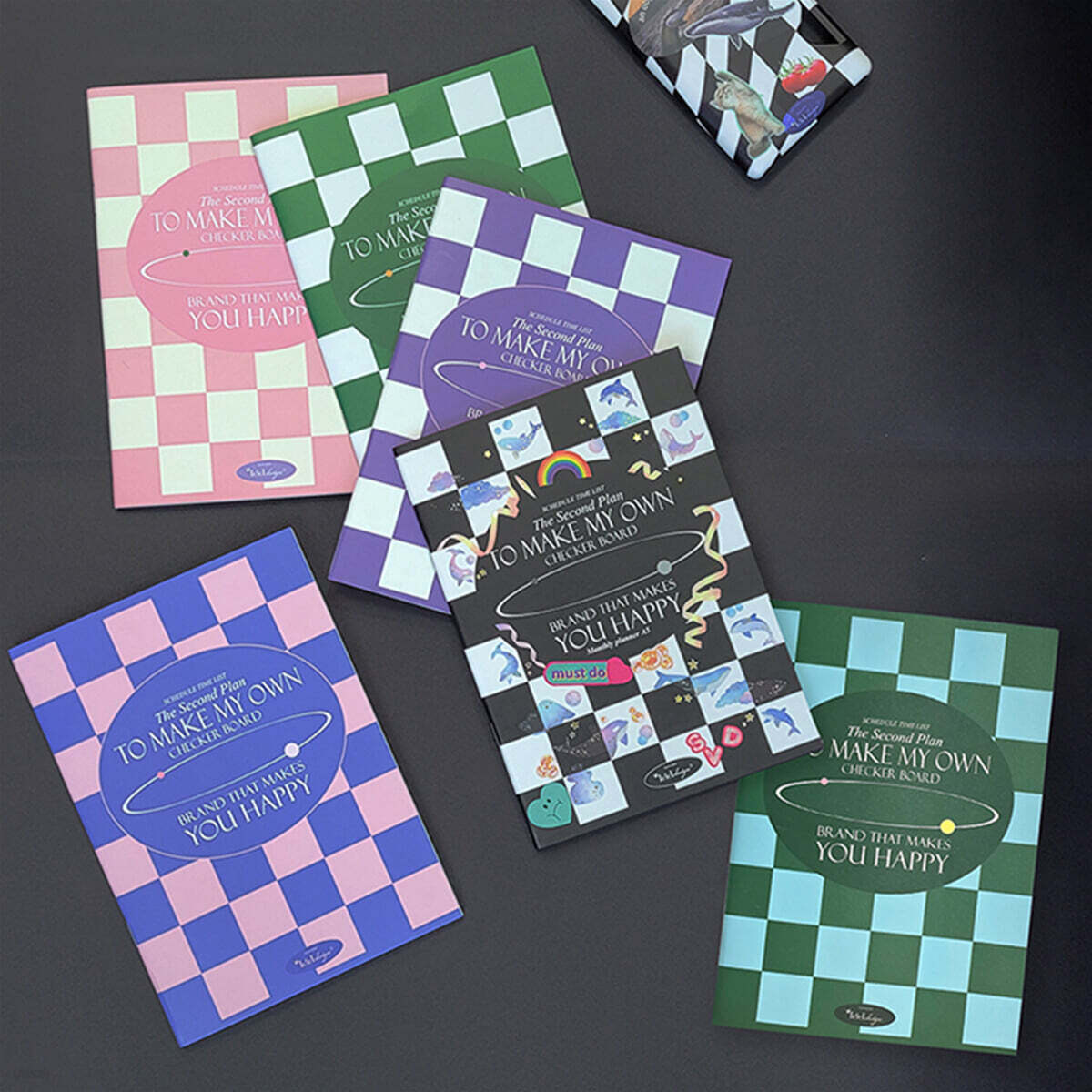 아이씨엘 Checker board 먼슬리 플래너 A5 2027 해빗트래커