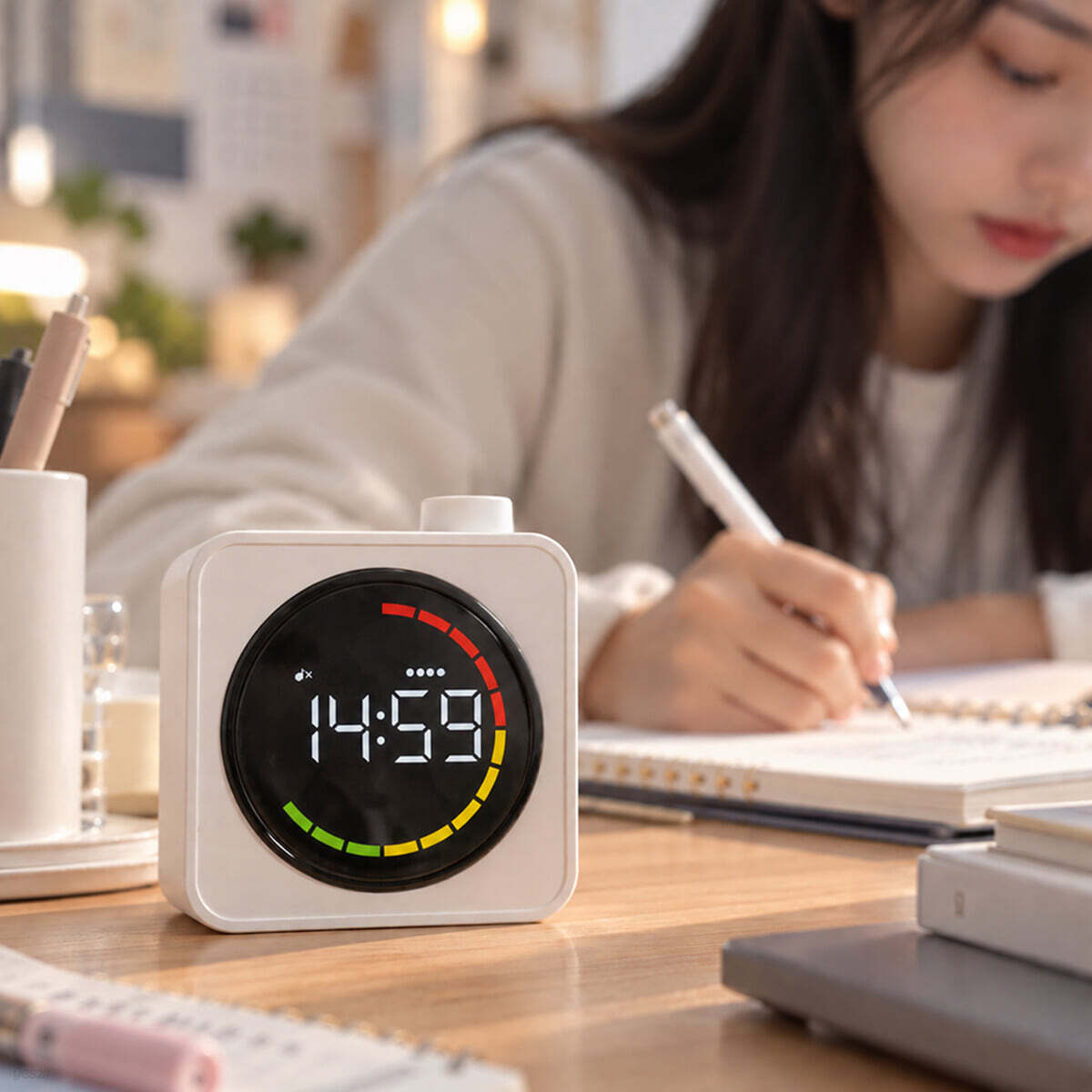 오베가트 무소음 LED 플로우 뽀모도로 타이머