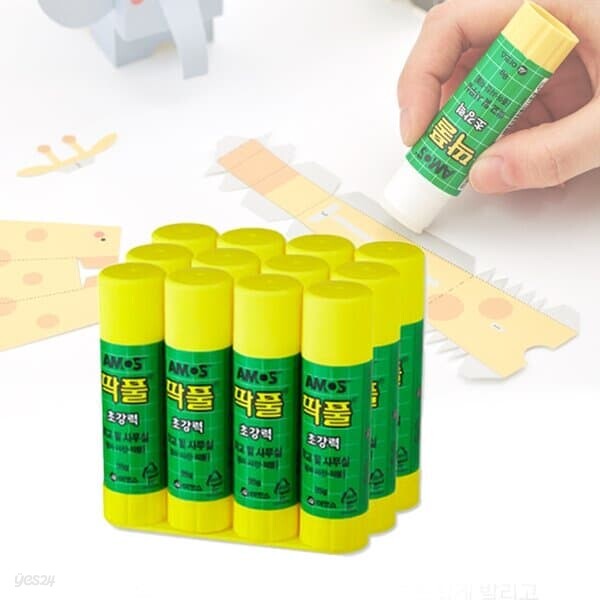 아모스 딱풀 35g 12개입