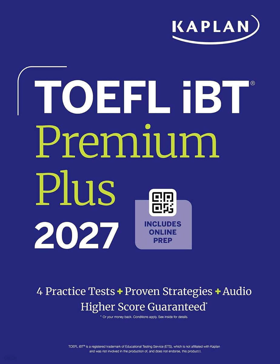 TOEFL IBT Premium Plus 2027: With 4 Practice Tests + Proven Strategies + Audio