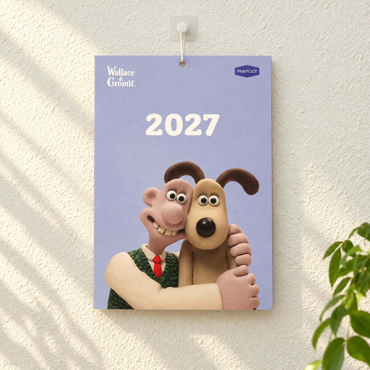 핑크풋 [공식정품]월레스와그로밋 2027 벽걸이 캘린더