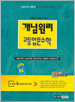 개념원리 고등 입문수학 (09 개정 반영, 2019년 중3 전용)