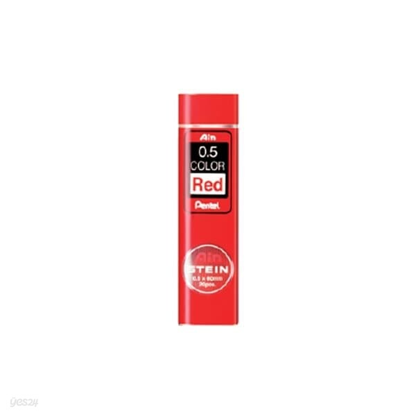 펜텔 아인슈타인 칼라샤프심 레드 0.5mm