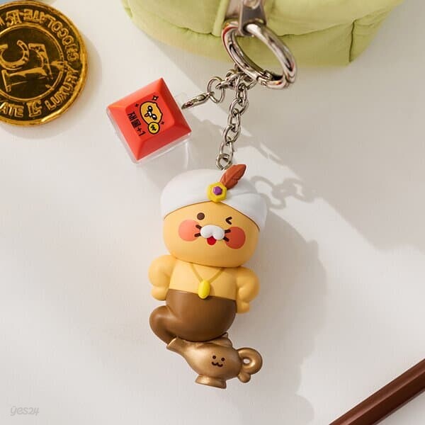 요술램프 LED키캡 피규어키링 재물_춘식이