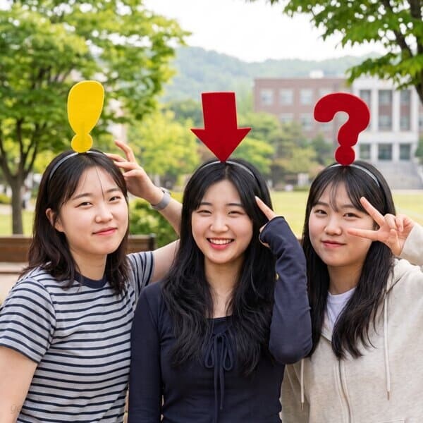 화살표 물음표 느낌표 머리띠 인생 포토 네컷 소품 [웃긴 파티 귀여운 놀이공원 파티용 특이한 행사 이벤트 체육대회 운동회]