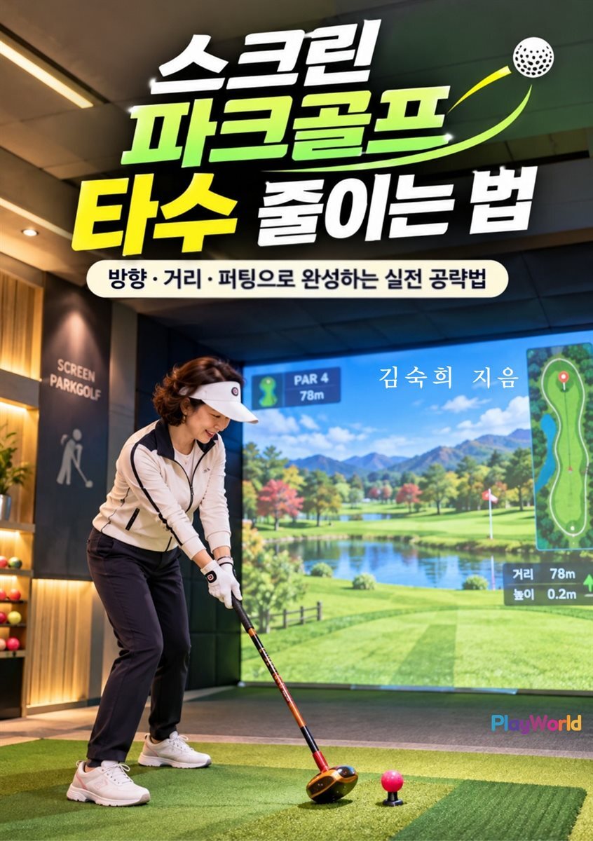 스크린 파크골프 타수 줄이는 법