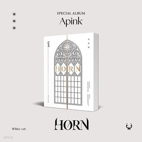 에이핑크 - Special Album HORN [White Ver.] + 아웃박스+포토북(100p)+페이퍼주사위(1종)+접지포스터(랜덤1종)+봉투(1종)