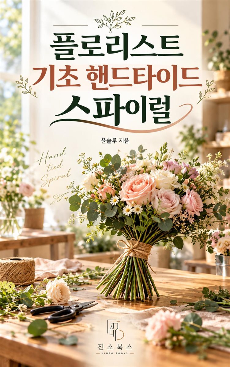 플로리스트 기초 핸드타이드 스파이럴