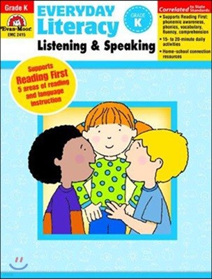 Everyday Literacy Listening & Speaking, Grade K
