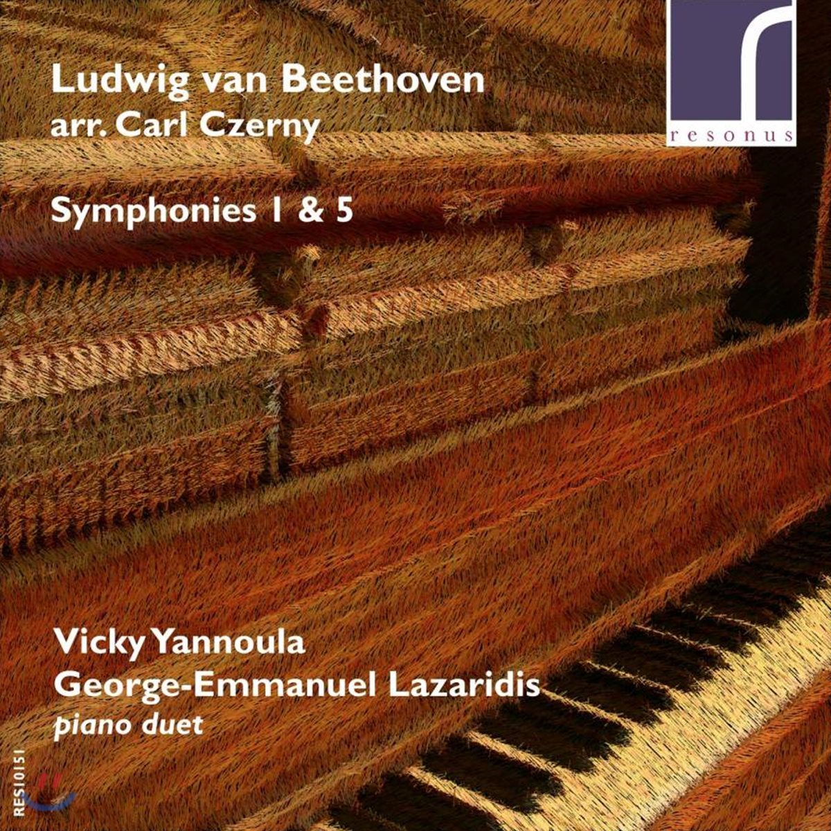 Vicky Yannoula 베토벤: 교향곡 1번 &amp; 5번 &#39;운명&#39; [체르니가 편곡한 피아노 이중주 버전]