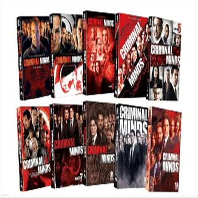 Criminal Minds: Ten Season Pack (ũ̳ ε:  1 ~  10)(ڵ1)(ѱ۹ڸ)(DVD)