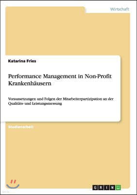 Performance Management in Non-Profit Krankenh?usern