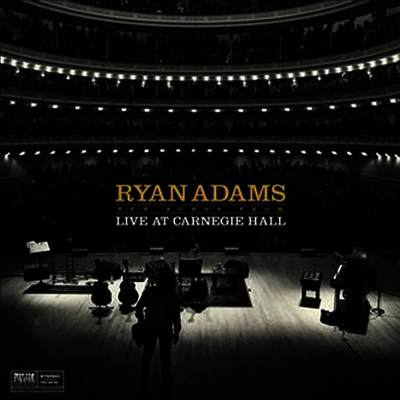 Ryan Adams — Ten Songs From Live At Carnegie Hall 앨범 커버