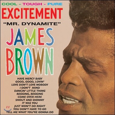 James Brown & His Famous Falmes — Excitement "Mr. Dynamite" 앨범 커버