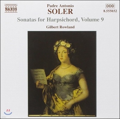 Gilbert Rowland ַ: ڵ ҳŸ 9 (Antonio Soler: Sonatas for Harpsichord Vol.9)