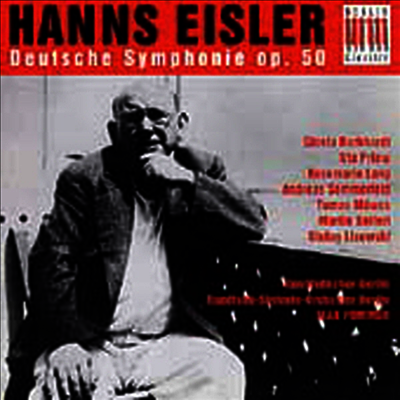 Berlin Classics 한스 아이슬러 : 독일 교향곡 (Hanns Eisler : German Symphony Op.50)(CD) - Max Pommer