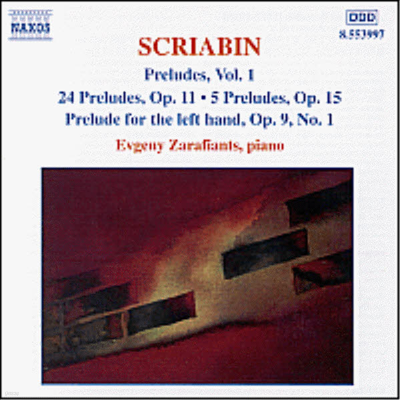 스크리아빈 : 전주곡 1집 (Scriabin : Preludes, Vol.1)(CD) - Evgeny Zarafiants