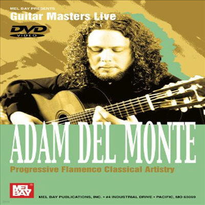 Adam del Monte: Progressive Flamenco Classical Artistry (ƴ  Ʈ)(ڵ1)(ѱ۹ڸ)(DVD)