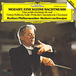 Mozart : Eine Kleine Nachtmusik / Prokofiev : Symphonie Classique / Grieg : Holberg Suite : Karajan
