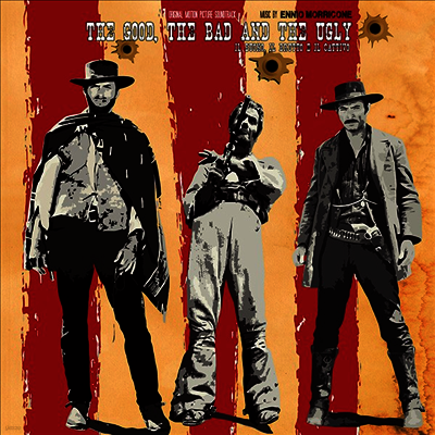 Ennio Morricone — Good The Bad The Ugly (석양의 무법자) (Score)(Poster) 앨범 커버