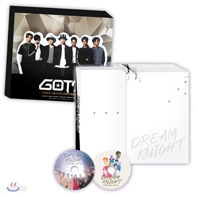 갓세븐 (GOT7) 웹 드라마 '드림 나이트' DVD [4,000장 친필 넘버링 한정판] & 스타컬렉션 카드