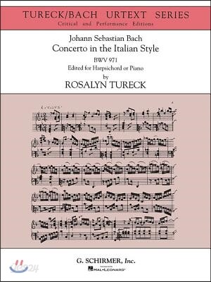 Concerto in the Italian Style (Urtext Edition): Harpsichord or Piano Solo