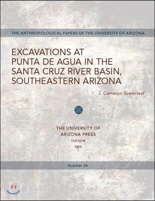 Excavations at Punta de Agua in the Santa Cruz River Basin, Southeastern Arizona: Volume 26