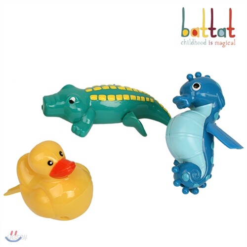 [밧핫] 꼬물꼬물목욕놀이-해마 Wind-Up Tub Pals