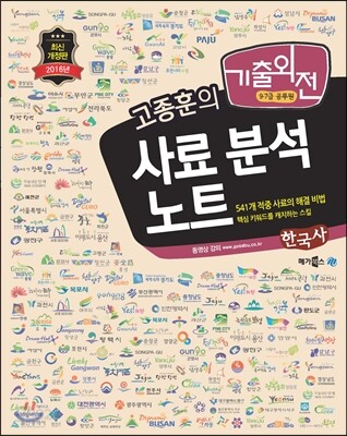 2016 기출외전 9, 7급 공무원 한국사 고종훈의 사료 분석 노트