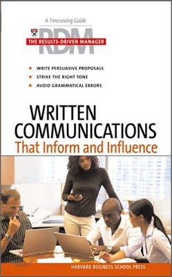 RDM : Written Communications That Inform and Influence, 1/E