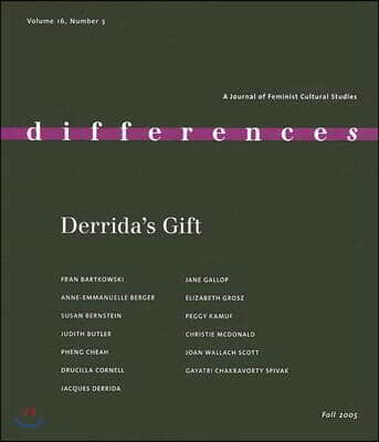 Derrida's Gift: Volume 16