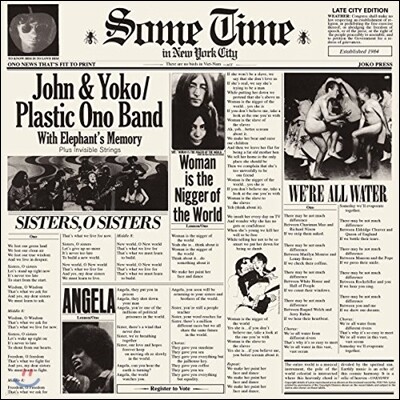 John Lennon & Ono Yoko — Sometime In New York City (Back To Black Series) 앨범 커버