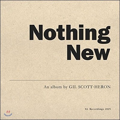 Gil Scott-Heron — Nothing New 앨범 커버