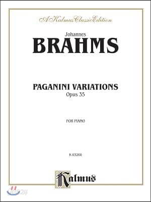 Brahms Pagannini Variations