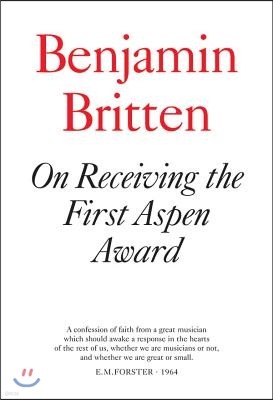 On Receiving the First Aspen Award