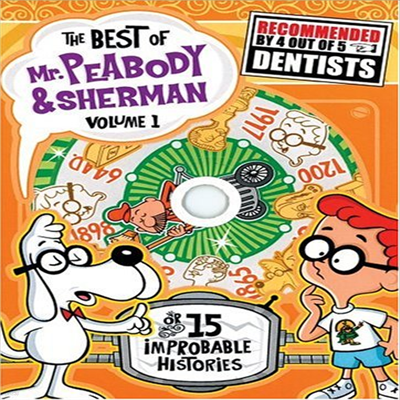 The Best of Mr. Peabody & Sherman, Vol. 1 (Ʈ  ̽ ǹٵ & Ÿ 1)(ڵ1)(ѱ۹ڸ)(DVD)