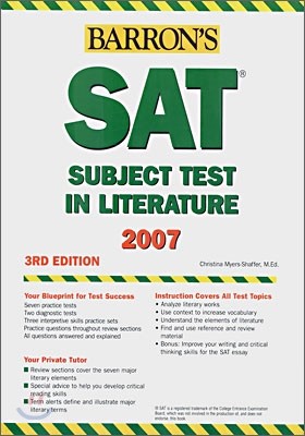 Barron's SAT Subject in Literature 2007