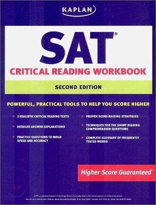 Kaplan SAT Critical Reading Workbook