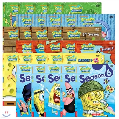 [DVD] SpongeBob SquarePants Season 1~6 ۺ  1~6 A+B 30Ʈ